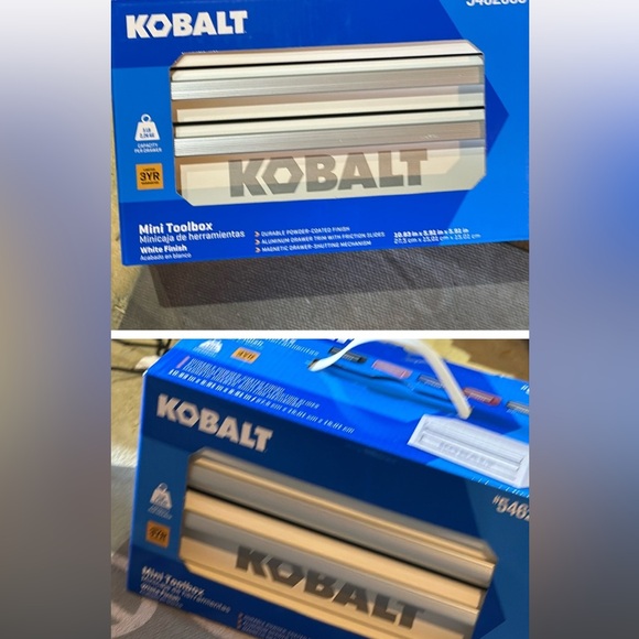 2 Kobalt Mini Tool Boxes
1 Lavender & 1 White Kobalt Mini Tool Box - Picture 3 of 3